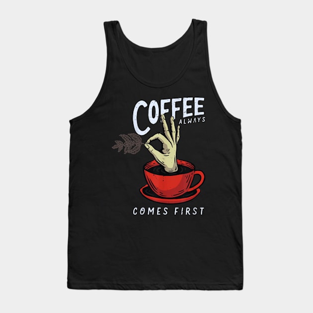 Sorry For What I Said Before Coffee Funny Coffee Lover Gift Tank Top by logo desang